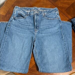 Old Navy Women's Wide Leg Jeans in Denim Blue